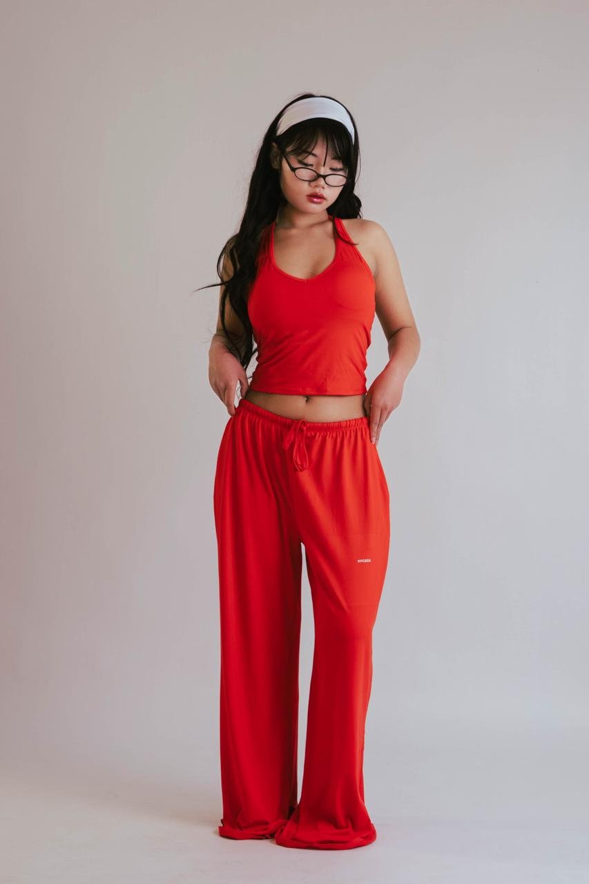 T Halter Sweatpants Set